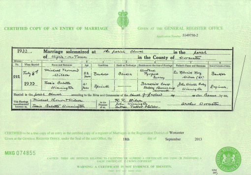 Apostille Marriage Certificate